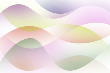  colored sinusoidal shapes background