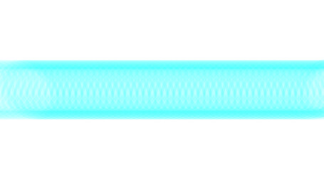 Abstract Teal Patterned Tube Against Black Background