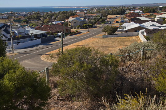View of Geraldton from HMAS Sydney Memorial, Western Australia, Australia
