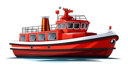 Bulk Vehicle Water Transport Vector Illustration Car 2 - Efficient Water Carrying Utility Illustration