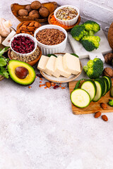 Vegan keto products. Ketogenic plant-based food