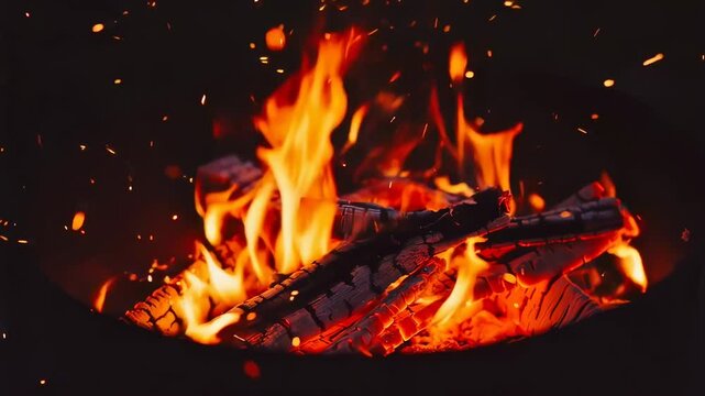 Enjoying a cozy campfire under the stars with friends at a summer gathering