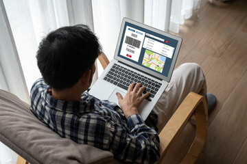 Delivery tracking system for e-commerce and modish online business to timely goods transportation and delivery