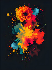 abstract tshirt printing design background , printing design ,printing art