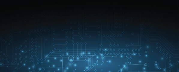 Abstract circuit technology concept background