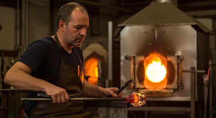 Glass Artist at Work