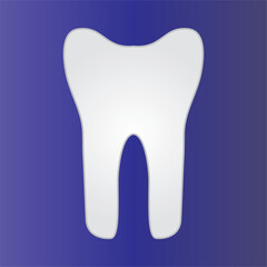 Tooth Icon Illustration and nice Graphic art.
