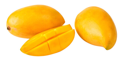 Fototapeta premium mangos isolated on white background PNG