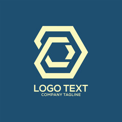 p letter creative company logo design