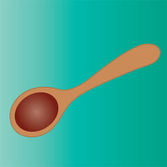 Wooden Spoon Illustration and Graphic Art.