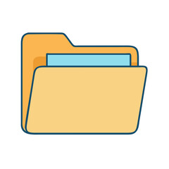 Folder document file data storage organization information directory management system icon graphic