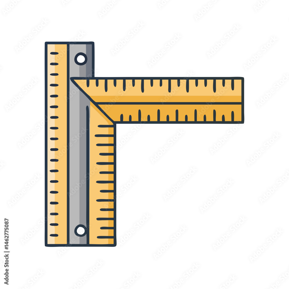 Poster explore the precision of a try square tool for accurate measurements and woodworking projects today
