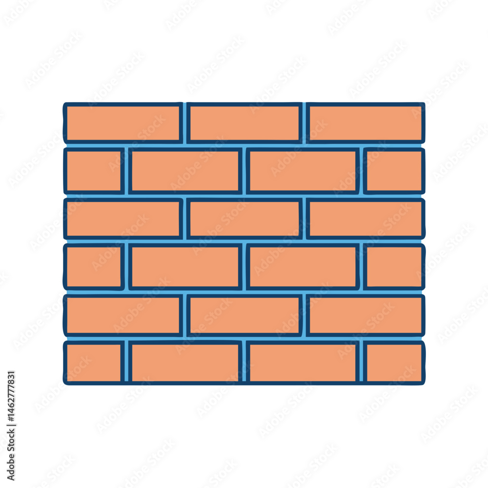 Poster brick wall pattern background texture construction architecture design block structure masonry surfa