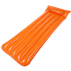 orange plastic spoon isolated on transparent background
