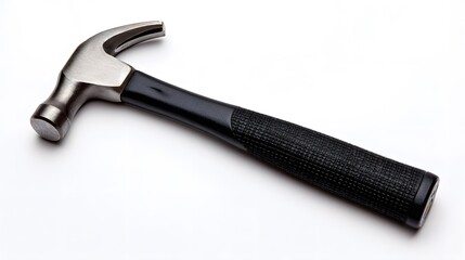 Claw Hammer Tool Isolated Crisp White Backdrop Carpentry Essential Construction Implement Handyman Favorite Home Improvement Hardware Classic Workshop Staple
