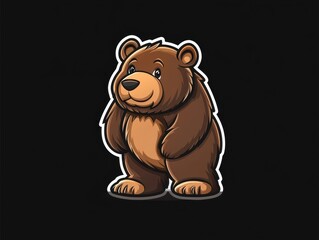 Cartoon bear illustration