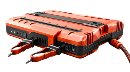 Portable Power Station with Closeup.