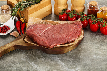 Raw beef meat shoulder for cooking