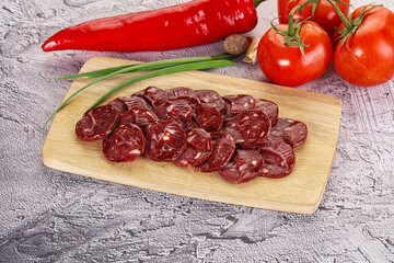 Wild Bear meat homemade sausages