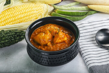 Indian cuisine - Kadai chicken masala