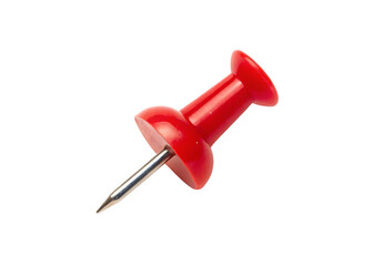  red pin isolated on white background PNG