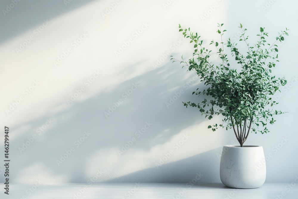 Aufkleber delicate water flow reflecting soft light in a serene indoor setting during the early morning hours