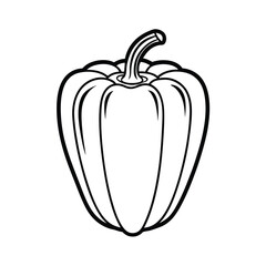 vector illustration of pepper