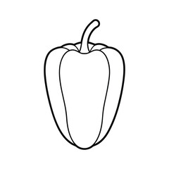 vector illustration of pepper