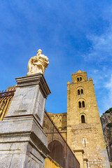 The Cathedral of Cefalu (Duomo di Cefalu) is a Roman Catholic basilica built in 1131 in Norman style in Cefalu, Sicily
