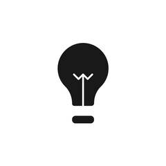 light bulb icon. light bulb Symbol sign for mobile concept and web design. Vector icon, Logo illustration, Vector graphics