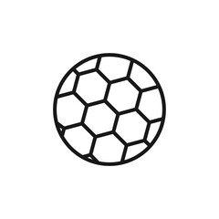 Fototapeta premium soccer icon. soccer Symbol sign for mobile concept and web design. Vector icon, Logo illustration, Vector graphics