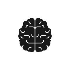 brain icon. brain Symbol sign for mobile concept and web design. Vector icon, Logo illustration, Vector graphics