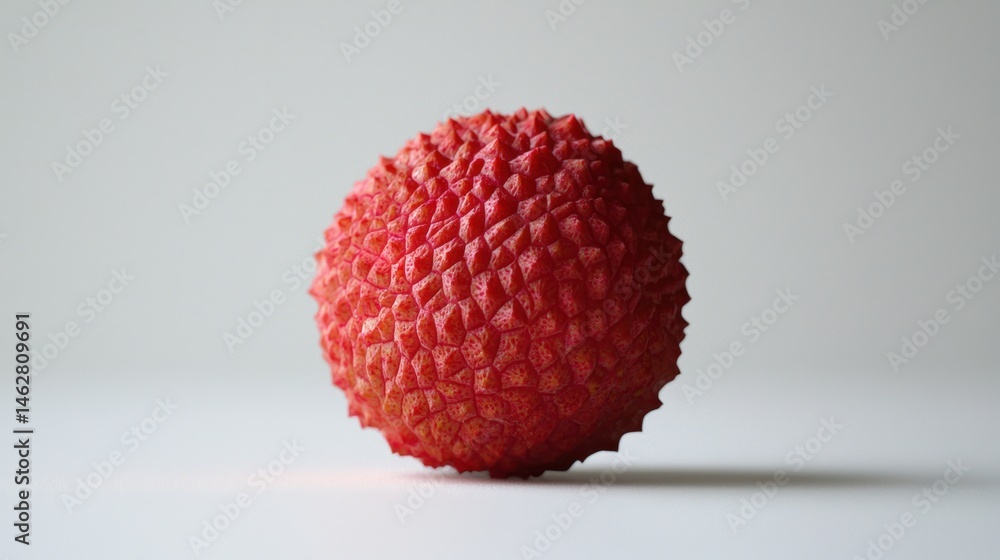 Poster a red fruit with a pointed tip