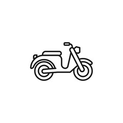 Obraz premium motorcycle icon. motorcycle Symbol sign for mobile concept and web design. Vector icon, Logo illustration, Vector graphics