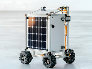 This is a solar-powered robot for various outdoor tasks. It is perfect for environmental monitoring or data collection in remote locations.