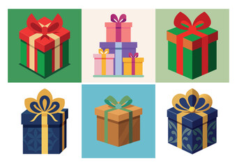 Festive Birthday Gift Box with Cute Teddy Bear and Balloons, A cute and playful vector design of a birthday gift box with a smiling teddy bear and colorful balloons