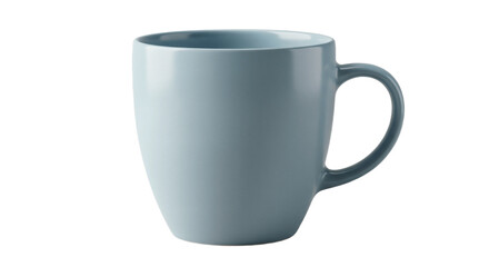 Obraz premium Minimalist ceramic coffee mug isolated in high resolution. Ideal for branding, mockups or lifestyle visuals.