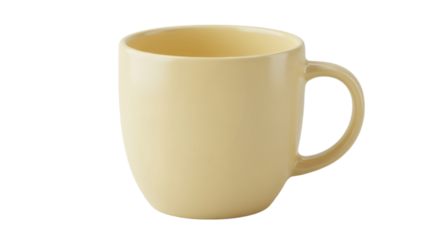 Minimalist ceramic coffee mug isolated in high resolution. Ideal for branding, mockups or lifestyle visuals.

