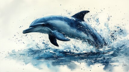 Majestic Dolphin Leaping (1)