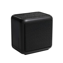 Obraz premium Portable Wireless Bluetooth Speaker Modern Cylinder Design on transparent background