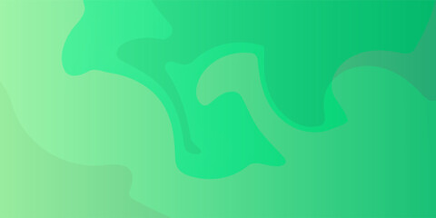 abstract background of realistic green curved gradient shading.  vector design concept. Decorative web layout or poster, banner