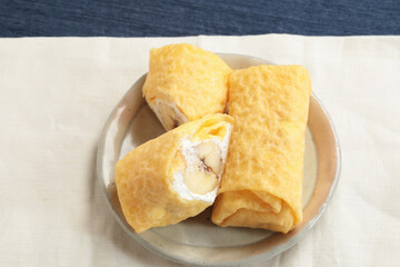 バナナクレープ