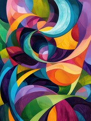 Obraz premium Vibrant abstract art