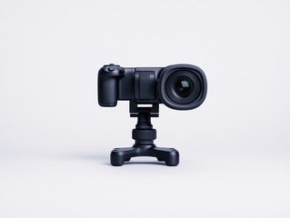 Modern camera rig on tripod