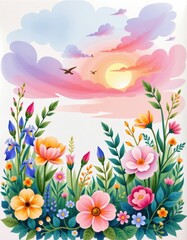 imagine the first breath of dawn, where the sky, in its vast expanse