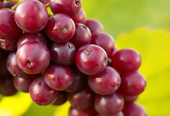 Fototapeta premium bunch of grapes hanging from a tree