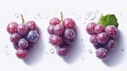 grape in water splash