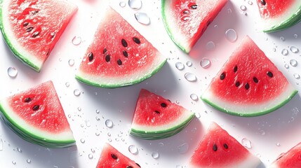slices of watermelon