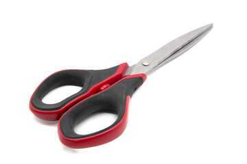 school scissors on white background, scissors concept