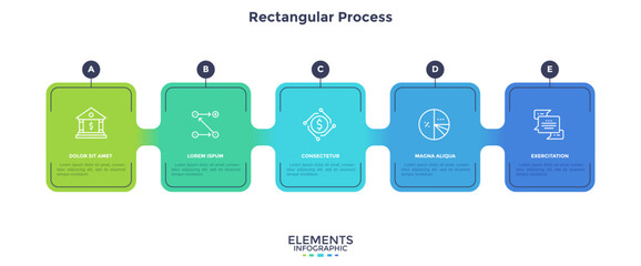 Modern Infographic Vector Banner. Business Illustration